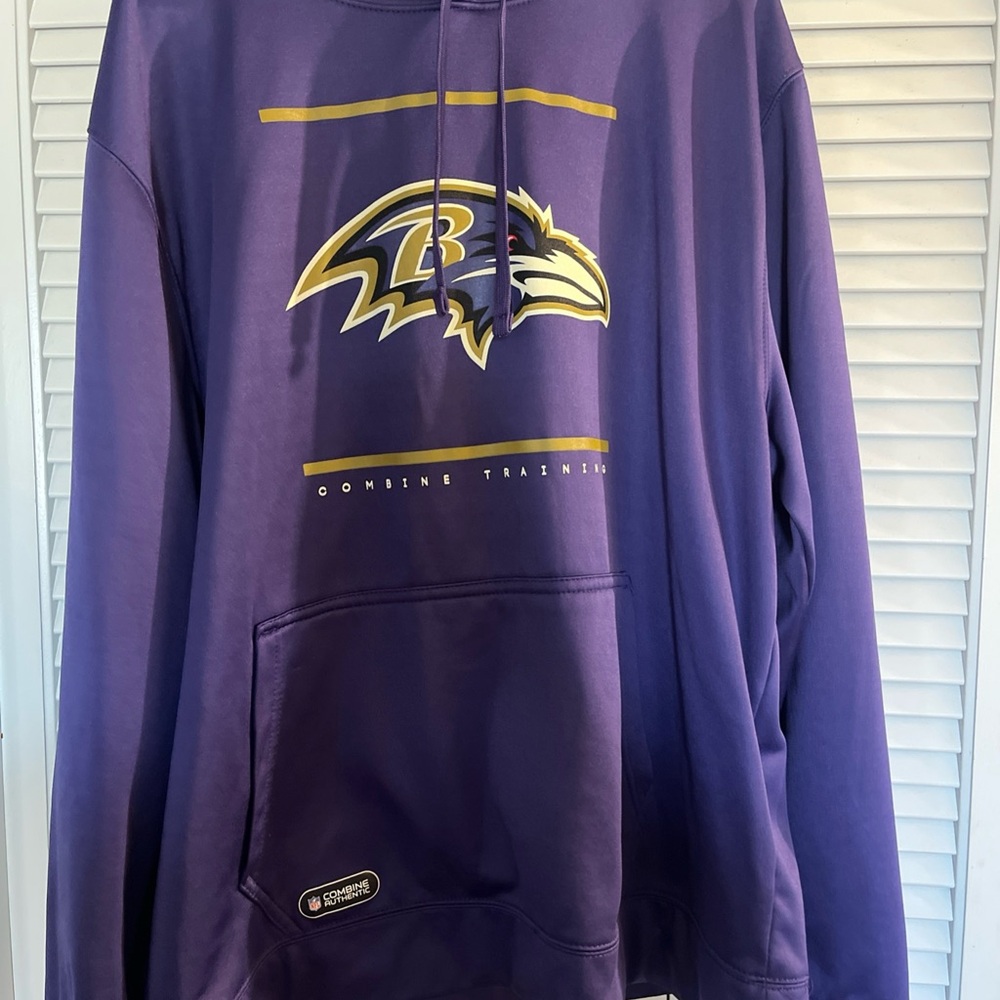 NFL Baltimore Ravens  Men's Hoodie with Gold Accents